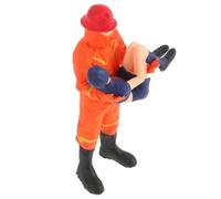 Abaodam Miniature Firefighter Figures Realistic Cake Decorations and Party Favors for Boys and Girls Fireman Costumes and Fire Truck Themes for Photography and Diorama Creations