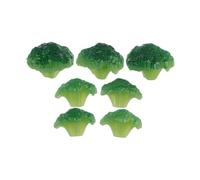 Abaodam Miniature Food Toy Scale Vegetable and Fruit Model Realistic Broccoli Dollhouse Accessory for Pretend Play and Kitchen Decor