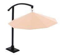 Abaodam Miniature Outdoor Sunshade Parasol Model - Large Portable Dollhouse Patio Umbrella for Garden Courtyard Decoration, Small DIY Lawn Umbrella Accessory