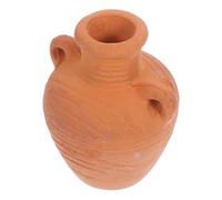 Abaodam Miniature Terracotta Planter Pot for Succulents Vintage Small Flower Pot Breathable Design for Easy Planting Small Spaces for Desks and Shelves Red