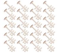 Abaodam Miniature Wooden Sign Posts Easy Area Division and Flexible Decorating 24pcs with Smooth Grain Surface, Size 7.5x3.6x0.2cm for Dollhouse and Succulent Plant Decor for Home Micro