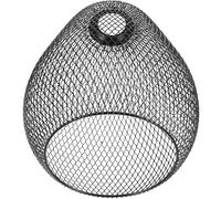 Abaodam Minimalist Black Iron Lamp Shade with Hollow Out Design, Stable Structure and Light Weight, Suitable for Living Room and Restaurant, Compatible with E26 and E27 Bulbs