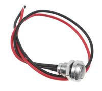Abaodam Momentary Push Button Switch 8mm Diameter for Guitar Non-latching Kill Switch with Raised Head Metal and Rubber Construction Suitable for Control Plate Setup
