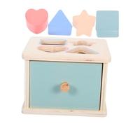 Abaodam Montessori Wooden Color Sorting Box for Shape Matching Educational Puzzle Sustainable Early Learning Enhancing Cognitive and Logical Skills
