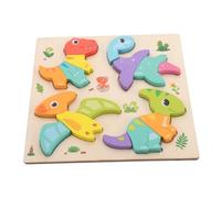 Abaodam Montessori Wooden Jigsaw Puzzle for Large Animal Matching Game Early Learning Activity for Boys Enhances Motor Skills Logic and Spatial Reasoning