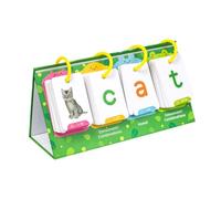 Abaodam Montessori Word Cards Early Learning Flashcards for Preschool Language Building Portable Educational for Classroom Home Travel