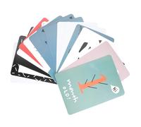 Abaodam Monthly Newborn Cards Set of 20 Baby Milestone Photography Cards Baby Life Record Newborn Photo Prop