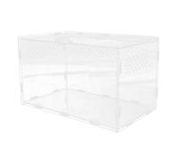 Abaodam Multi Function Reptile Breeding Box Transparent Terrarium Habitat with Vents for Tortoise Snakes and Lizards for Pet Care and Observation