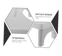 Abaodam Multi-functional Toilet Stool with Non-slip Pad Stable Footrest and Bathroom Seat Cushion for Adults Supports Squatting Position for Healthier Bowel Movements Grey Step Stool for
