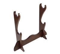 Abaodam Multi-layer Wood Flute Stand Desktop Holder for Bamboo Flutes and Piccolos Portable Display Rack with Different Height Levels Sturdy Woodwind Instrument Organizer for Home Decor