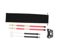 Abaodam Multi-purpose Drum Set Drum Pads Practice Brush Set Bamboo Stick Kit for Electric