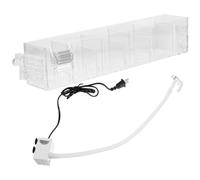 Abaodam Multifunctional Acrylic Fish Tank Filter Box with Water Pump, Silent Hanging Aquarium Purification Drip Box, External Wall-mounted Filter for Home Aquarium (gd-18 Six-compartment)
