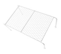 Abaodam Multifunctional Iron Platform Lounge Chair for Small Animals and Reptiles, White Bite-resistant Metal Storage Holder Suitable for Guinea Pigs and Lizards in Habitat