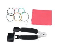 Abaodam Multipurpose Guitar Tool Kit with String Winder Cutter Pin Puller and Construction Suitable for Electric Acoustic Guitars Banjos Basses Mandolins for Repair and DIY Random Color