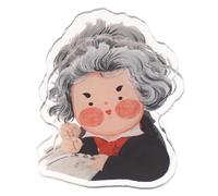 Abaodam Music Holder Small Plastic Music Score Clip Cartoon Note Clip for Page Holder Practice Piano Notes Guide Removable