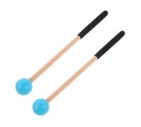 Abaodam Music Instrument Mallets for Marimba and Chime Wooden Drum Mallets with Rubber Heads Versatile Percussion Tool for School and Ensemble Playing
