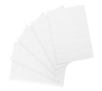 Abaodam Music Loose-leaf Paper Blank Staff Paper Lined Manuscript Notebook Refill for Musicians Students Piano Practice