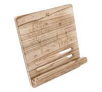 Abaodam Music Stand for Sheet Music Portable Recipe Book Holder Lightweight Design for Textbooks and Laptops Elegant Natural Wood Finish for Home and Professional Use