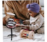 Abaodam Musical Drum Set for Sturdy Drum Jazz Kit with Chair Educational Instrument for Early Music Development