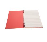 Abaodam Musical Notebook for Guitar Beginner Vintage Red Portable Music Notation Notebook Detachable Loose Leaf Pages for Practice and Composition