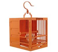 Abaodam Myna Bird Cage Half-closed Shower Cage for Small Birds Parrot Breeding Nest House with Water Bath Function