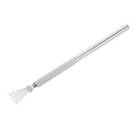 Abaodam Nail Art Pen Creating Web Effects Stainless Steel Seven Bendable Pins Fine Line Drawing Nail Art Design Home Use DIY Enthusiasts