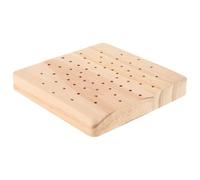 Abaodam Nail Drill Bit Tool Rack Wood Organizer Stand with Multiple Slots for Personal Use and Professional Salons, Enhancing Work Efficiency and Reliability, Beige Drill Case Storage