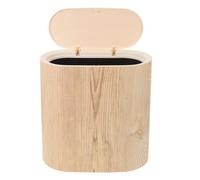 Abaodam Narrow Trash Can with Press Lid, Small Plastic Garbage Bin for Cooking Area, Bedroom, Toilet, Space-Saving Covered Wastebasket for Home and Office Use