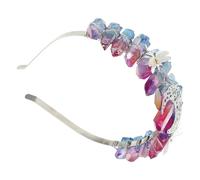 Abaodam Natural Crystal Dragonfly Crown Tiara for Wedding Hair Accessory Handcrafted Crystal Circlet Headwear