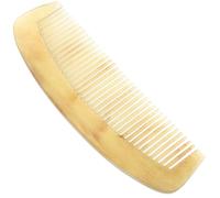 Abaodam Natural Horn Comb for Women with Portable Design and Fine Craftsmanship, Anti-static Scalp Soother Comb, for Styling Curly and Long Hair