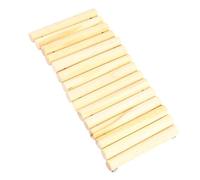 Abaodam Natural Pine Wood Arch Bridge Chew Stick Toy for Hamsters and Rabbits, Wooden Tunnel Shelter for Hamster Cage, Boredom Relief and Drawing Plaything in Khaki