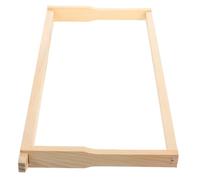 Abaodam Natural Pine Wood Beehive Frame Nest Foundation for Beekeeping Sturdy Replacement Frame for Bee Nesting Box Supports Healthy Colony Growth and Efficient Honey Production