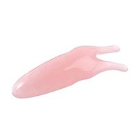 Abaodam Natural Resin Two-Pronged Nose Massager Pink Nose Scraper Health Massage Tool for Meridian Therapy and Facial Acupressure Relaxation