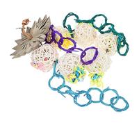 Abaodam Natural Wooden Bird Shredding for Parrots and Caged Birds Chewing Plaything to Stress and Boredom Healthy Pet Accessory for Cockatiel Lovebird and Parakeet Enrichment