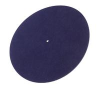 Abaodam Navy Felt Mat Turntable Platter Slipmat for Vinyl Records Lightweight Noise-reducing Record Player Pad Compatible with Various Phonographs Home and Travel Use