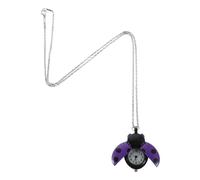 Abaodam Necklace with High Precision Quartz Movement Vintage Ladybug Pocket Watch and Portable Alloy Glass Design for Children for Vintage-Themed Parties and Cosplay Events