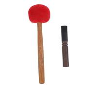 Abaodam Nepalese Wooden Singing Bowl Mallet Stick 2pcs Medium Size Felt Striker for Meditation Buddha Sound Bowl Accessories