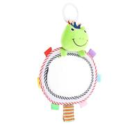 Abaodam Newborn Car Mirror with Safety Multi-functional Rear View Observation for Car Seat Easy Install Cognition Mirror Soft Ornament