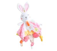 Abaodam Newborn Saliva Towel Doll Soft Toy for Crying Boy Girl Safe to Chew Unique Design Pacifying Toy