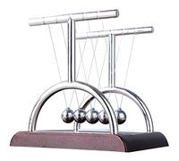 Abaodam Newton Adornment Desktop Dynamics Experiment Tool Home Decor Cradle Balance Balls for Office Use Enhancing Imagination Learning Physics Principles