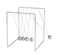 Abaodam Newton Square Desktop Adornment Physics Dynamics Experiment Tool Small Metal Perpetual Motion Ball Home Office Decoration