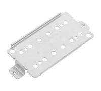 Abaodam Nickel Silver Humbucker Double Coil Pickup Base Plate 50mm Spacing Electric Guitar Mounting Frame for Neck Pickup Replacement Guitar Accessories