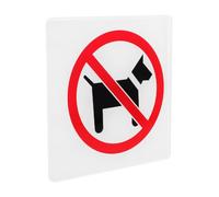 Abaodam No Dogs Allowed Sign Acrylic No Pet Allowed Enter Sign Door Notice for Store and Offices Easy Installation Prevents Conflicts and Allergic Reactions