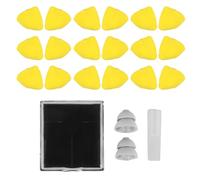 Abaodam Noise Canceling for Sleeping and Studying, Lightweight Moldable Plastic, Comfortable for Long Term Use, 30 Pairs in Yellow for Travel and Noise Reduction