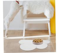 Abaodam Non Slip Silicone Puppy Feeding Bowl Mat Cloud Shape Pet Placemat for Dogs and Cats Spill Food Cushion Protecting Floors From Mess and Scratches Easy to Clean Lightweight Design