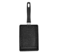 Abaodam Non Stick Frying Pan Tamagoyaki Pan with Heat-Resistant Handle Aluminium Square Skillet Japanese Style for Burgers and Vegetables, for BBQ and Home Cooking
