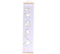 Abaodam Nordic Style Hanging Height Ruler for Children, Wall-Mounted Oil Painting Growth Chart with Unicorn Design, Sturdy Canvas Height Measure for Boys and Girls’ Room Decoration