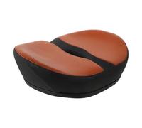 Abaodam Noseless Bike Seat Cushion Comfortable Wide Saddle for Mountain Road Electric Bikes Ergonomic Design with Durable PU Easy to Install for Long Rides