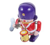 Abaodam Novelty Wind-up Drummer Clockwork Soldier Plaything for Portable Delicate Easter Halloween Party Favor