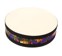 Abaodam Ocean Drum Percussion Instrument for Meditation 8 Inch Sheepskin Wave Drum Wooden Frame Creates Tranquil Ambiance for Yoga Parties Beginner Musical Instrument